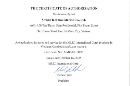 ỦY QUYỀN VÀ CHỨNG CHỈ ĐÀO TẠO THƯỚC ĐO DẦU MMC 2025
